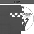 TnP Accessories EVA Interlocking Mat 60x60x2cm Red & Black