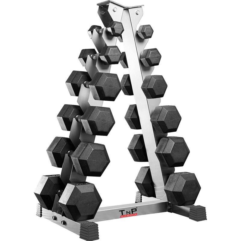 Buy TnP Accessories® Vertical Dumbbell Storage Rack Holds Up to 6 Pairs 
