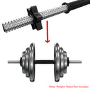 TnP Accessories 2 X 18" Plastic Dumbbell Bars + 4 x Spinlock Collars