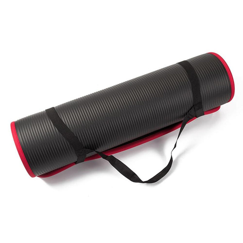 Buy TnP Accessories® 12mm NBR Trim Yoga Mats Thick Exercise Mat - Red 