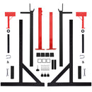 TnP Accessories Adjustable Squat Rack - Black/Red