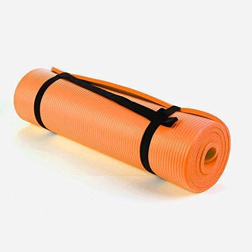 Buy TnP Accessories® NBR Foam Yoga Mat - 15mm Thick - Orange 