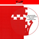 TnP Accessories EVA Interlocking Mat 60x60x2cm Red & Black